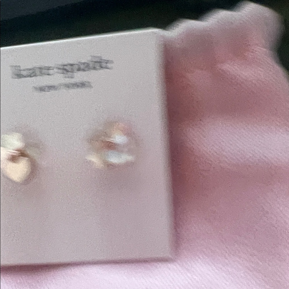 Kate Spade New York Pastel Flower Stud Earrings – With Dust Bag - Picture 4 of 6
